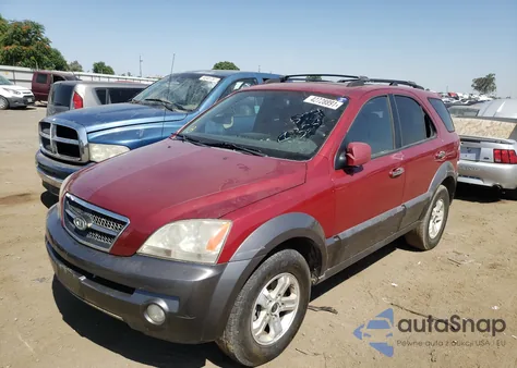 2003 Kia Sorento Ex z USA, uszkodzony, nr VIN KNDJD733035068328